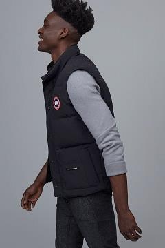 Chamarras Canada Goose Hombre Mexico - Freestyle Chalecos Azul Marino QA8495612